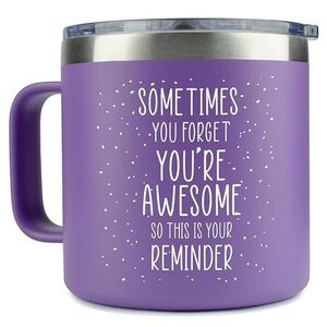 NEW Sometimes You Forget Your Awesome - Purple Coffee Mug